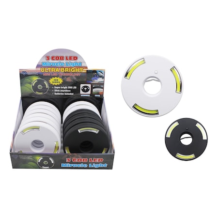 Diamond Visions Diamond Visions 3 COB 200 lm Assorted LED Flashlight AA Battery 08-1896